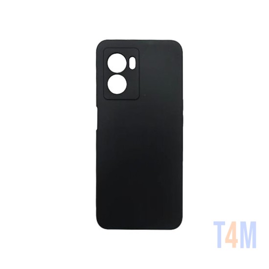 Capa de Silicone com Moldura de Câmera para Oppo A77 Preto